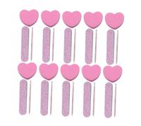 HONITANO 20 Sets Nail Tools Kit with Heart Shaped Sponge Files Nail Buffers and Polishing Strips for Precise Manicure Block