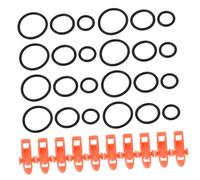 HONITANO 20 Sets Rod Hooks for Sea Fishing with Sponge Pad Portable Small Fishing Tool Hook Keepers for Lure Fixing for Sea Anglers