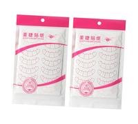 HONITANO 20 Sheets Eyelashes Positioning Pads Grafted Eyelashes Stickers for Precision Practice Training Self Adhesive Isolated Stickers Essential Tool for Beginners