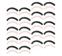 HONITANO 200pcs Silicone Eyelash Curler Pads Refill Pack Soft Flexible Replacement Lash Curler Pads for Daily Beauty Pink and Black