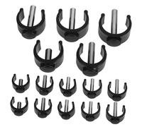 HONITANO 20pcs Adjustable C Shaped Clamp Lock Cane Accessories Kit for Walking Sticks and Walkers Secure Folding Walking Cane Parts with Stable Pin Fixation for Hiking and Daily Use