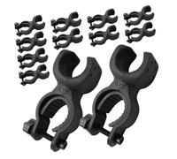 HONITANO 20pcs Cane Holder for Walkers Electric Wheelchairs Rotating Flashlight Mount Multipurpose Walking Stick Clip Easy Installation Senior Mobility Aid Accessories