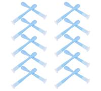 HONITANO 20pcs Contact Lens Remover: Contact Lens Applicator Stick with Suction Cup Soft Tip, Removal & Insertion Tool, Handy Eyewear Wearing Rod for Work and Travel Sky-Blue