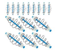 HONITANO 20Pcs Glow Bead Spring Carp Fishing Feeders Medium Olive-Shaped Inline Bait Coils for Coarse Fishing Tackle and Professional Carp Equipment