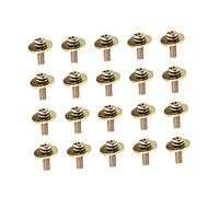 HONITANO 20pcs Golden Metal Snare Drum Screws Replacement Mounting Hardware Easy to Fasten Suitable for Drum Renovations Accessory for Drummers and Percussion Kits