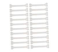 HONITANO 20pcs Little Bone Props Mini Bones Decor Small Zombie Prank Tiny Halloween DIY Part Plastic White