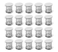 HONITANO 20pcs Metal Spring Base for Shaking Dolls with Double-sided Adhesive, 2cm DIY Decoration Accessories, Car Dashboard Dancing Replacement Springs