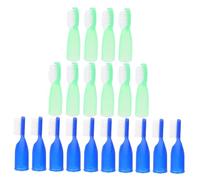 HONITANO 20Pcs Mini Toothbrush for Correctional Facilities Finger Toothbrush Design Safe for Inmates and Staff Durable Options for Oral