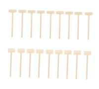 HONITANO 20Pcs Mini Wooden Hammers Crab Lobster Mallets Educational Cracking for Boys Safe Polished Surface Fun Hammering Game Props