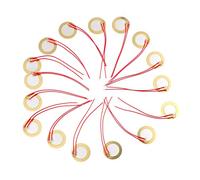HONITANO 20pcs Piezoelectric Buzzer Sensor Music Trigger Drum Disc Components for Drum Music and Game Buzzers Sound