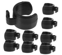 HONITANO 20pcs Plastic Mic Cable Clips for Stand Portable and Easy to Install Cable Holder Clips with 20mm Wire Diameter for Live Streaming Setup and Travel for Microphone Accessories