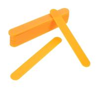 HONITANO 20pcs Plastic Tongue Depressors Set for Pediatric Oral Health Durable and Easy to Clean for Exams and Healthy Practices Multi Use Design Orange