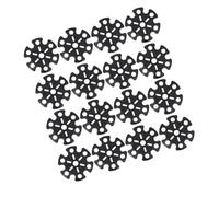 HONITANO 20pcs Replacement Ski Pole Baskets for Trekking Poles Mud and Snowflake Walking Stick Tips with Antiwear Edges Lightweight Outdoor Hiking and Skiing Accessories for Enhanced Grip