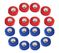 HONITANO 20pcs Shuffleboard Tabletop Pucks Set Blue and Red Slider Beads for Mini Curling and Table Games Easy to Install Accessories for Home Club and Entertainment Venues