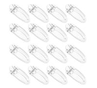 HONITANO 20PCS Transparent Small Hair Clips for Non-slip Snap Duckbill Barrettes with Secure Grip Flat Hairpins for Clear Mini Alligator Clips for School and Parties