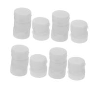 HONITANO 20pcs White Rattle Inserts for Baby Toys, 2.0cm Flat Plastic Noise Maker Replacement, DIY Shaking Sensory Rattles Accessories for Infant and Crochet Toys