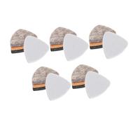 HONITANO 20pcs Wool Felt Guitar Picks for Ukulele Electric Folk Bass Stringed Instruments Lightweight Professional Plectrums with Ergonomic Design for Easy Grip and Flexible Control