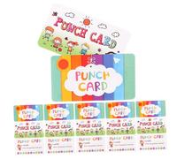 HONITANO 20sheets Motivational Punch Cards Reward Cards for Boys and Girls Encouragement Incentives for Classroom Learning and Chores for Boys and Girls Each