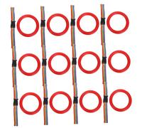 HONITANO 24 Sets Ring Walking Rope Safety Leash Wristband Lightweight Anti-Loss Hand Strap for Quick Release Detachable Design Enhanced Visibility for Outdoor Daycare Preschool Use