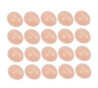 HONITANO 24pcs DIY Painting Egg for Plastic Graffiti Artificial Chicken Eggs with Small Hole Safe Pretend Play for Artistic Creation and Painting Practice