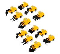 HONITANO 24Pcs Excavator Cake Topper Mini Engineering Truck Decorations for Birthday Party Realistic Construction Vehicle Models Reusable Cake Accessories for Boys