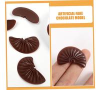 HONITANO 24pcs Faux Chocolate Models Artificial Chocolate Statues Simulation Food Props for Market Display Party Decoration Easy to Clean