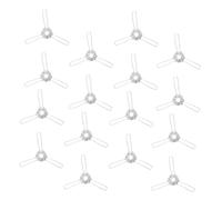 HONITANO 24pcs Heavy Duty Lampshade Spring Adapters Metal Clips for DIY Pendant Light Fixtures Durable Silver Lamp Shade Holder Replacement for Rattan Bamboo Glass Ball Lampshades