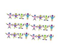 HONITANO 24pcs Transformable Robot Fidget Desk Gadgets for Adults and DIY Educational for for Indoor Outdoor Fun