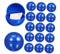 HONITANO 25pcs Blue Plastic Hollow Lottery Balls Diameter Pong Balls for Raffle Drawings Party Games Table Activities