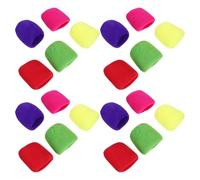 HONITANO 25pcs Microphone Covers Sponge Windscreens for Handheld Microphones, Thickened Foam Protective Sleeves, Enhance Audio Clarity, Prevent Accidental Slips, for Karaoke Sessions