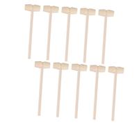 HONITANO 25Pcs Wooden Mini Mallet Set for Educational Hammer for Seafood Shell Cracking Nut Cracking Lobster and Crab Shells Montessori-Inspired Craft Tool for S Play and Kitchen Use