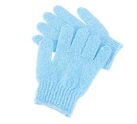HONITANO 2pair Five Fingers Shower Gloves Bath Exfoliating Mitts Foot Scrubber for Shower Body Brush Glove Men Women Boys and Girls Fit