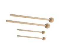 HONITANO 2pairs Wooden Drumsticks round Head Percussion Sticks for Beginner Adult Practice Wooden Handle