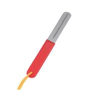 HONITANO 2Pc Double Side Fish Hook Sharpener with Red Non Slip Handle and Hanging Strap Professional Fishing Hook Grinding Tool for Outdoor Use Sharpening for Water and Land Fishing