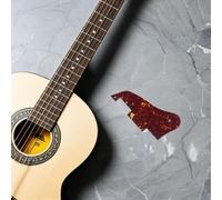 HONITANO 2pcs Acoustic Guitar Pickguard Tortoise Shell Protective Guard Plate Adhesive Folk Guitar Pickguard Set for Strumming Protection and Replacement Accessories