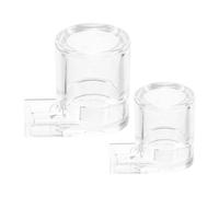 HONITANO 2pcs Acrylic Pet-friendly Water Bowls with Large Capacity for Small Animals and Reptiles, Multifunctional Feeding Dish with Unique Design Suitable for Ant Farms and Lizard