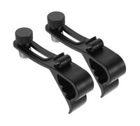 HONITANO 2pcs Adjustable Drum Mic Clips Plastic Metal Drum Rim Microphone Mounts with Quick Release Shockproof Design for Professional Recording and Live Drumming Sessions