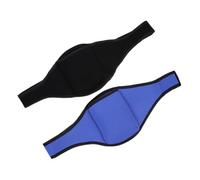 HONITANO 2pcs Adjustable Mic Belt Waist Bag Pouch for Microphone Carrier with Black and Navy Colors, Fitness Instructor Microphone Accessories Suitable for Gym and Stage Use