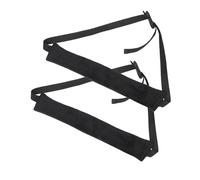 HONITANO 2pcs Adjustable Toddler Harness Safety Straps for High Chair and Dining Seat, Portable Black Baby Safety Belt with Universal Fit for Travel Restaurants and Shopping Cart