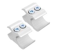 HONITANO 2pcs Aluminum Alloy Wheelchair Pipe Clamps Clamp Block Design, Easy Installation and Multi-Purpose Mobility Aid Accessory for Wheelchairs and Pipes