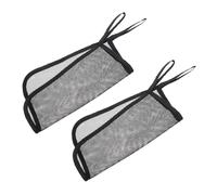 HONITANO 2pcs Baby Stroller Organizer Bag Mesh Storage Net Pouch Portable Universal Stroller Carrying Organizer for Infant Travel and Outdoor Use (Black