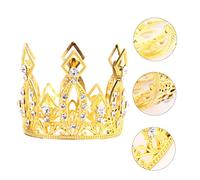 HONITANO 2pcs Birthday Cake Crown Decorations for Gorgeous Queen Crown Toppers for Birthday Party Cakes Random Color