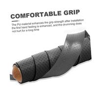 HONITANO 2pcs Black Drum Stick Tape Non-slip Sweat-absorbent Wraps for Electronic and Snare Drums with Shockproof Grip, Suitable for Percussion Practice and Performance