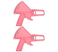 HONITANO 2pcs Body Fat Caliper Plastic Skinfold Calipers with Tape Measure for Accurate Bmi and Body Fat Monitoring Easy Operation for Fitness