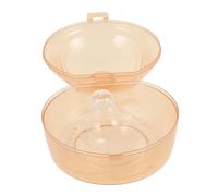 HONITANO 2pcs Clear Silicone Nursing Shields Soft Breathable Breastfeeding Protectors for Newborns Comfortable Semi Adjustable Breast Covers for Mothers
