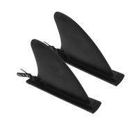 HONITANO 2pcs Detachable Kayak Fin Tail Set Precision Fit Surfboard Paddleboard Replacement Fins for Inflatable Kayaks Sup Accessories Snap-in Design for Stable Quiet Water Sports