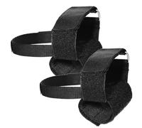 HONITANO 2Pcs Dumbbell Ankle Straps for Tibialis Trainer Adjustable Leg Workout Accessory, Heavy-Duty Fabric for Stability and Easy Fastening in Gym and Home Use