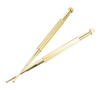 HONITANO 2Pcs Ear Acupressure Probe with Spring Body Durable Acupuncture Tools for Ear Therapy Easy Pressure Point Identification