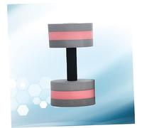 HONITANO 2pcs Eva Dumbbell for Aquatic Exercise Durable Floating Water Weights for Swimming Pool Yoga Fitness Lightweight Resistance Training Equipment for Women Men Gray Red