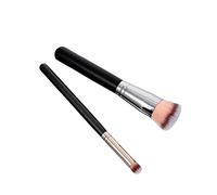 HONITANO 2pcs Face Self Tanning Brush for Sunless Tan Blending Makeup Brushes for Foundation and Powder Comfortable Cosmetic Tools for Precise Application Hard to Reach Areas